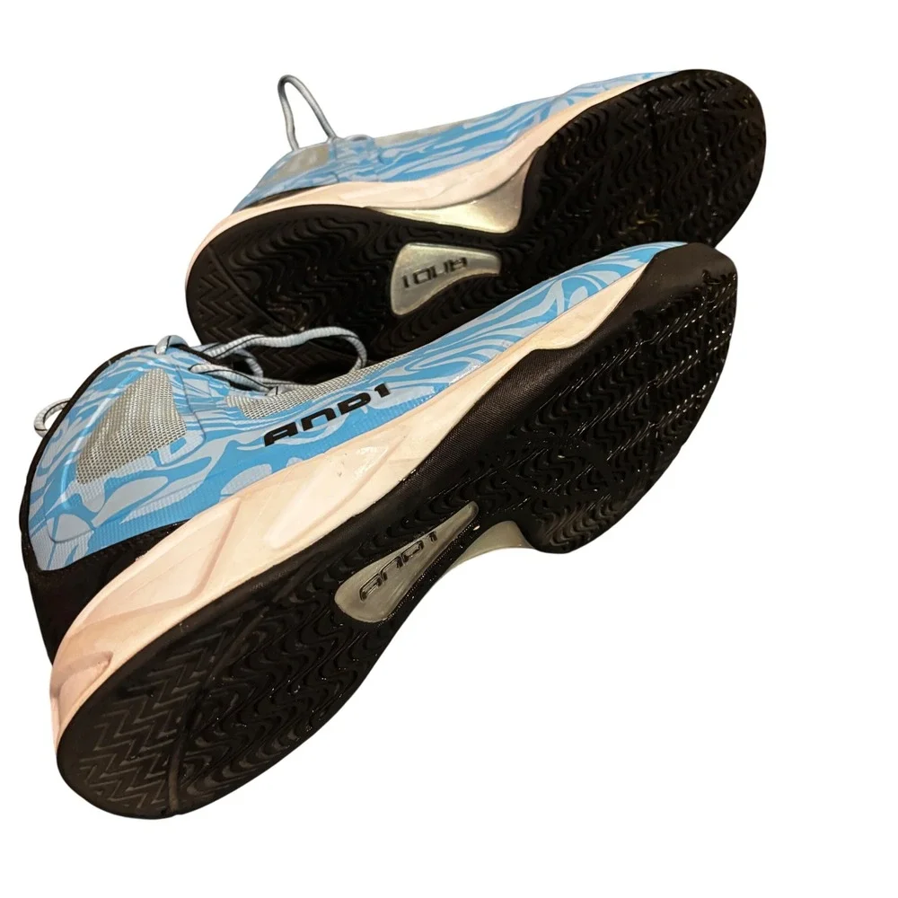 ANDI‎ Athletic Basketball Shoes Men's Sz 10.5 Blue Gray